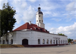Городская ратуша и главная площадь в г.Несвиже 